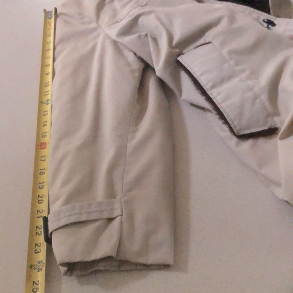 VINTAGE LAKE FOREST MENS FAUX FUR LINED COAT LIGHT BROWN SIZE 40 - Picture 15 of 16